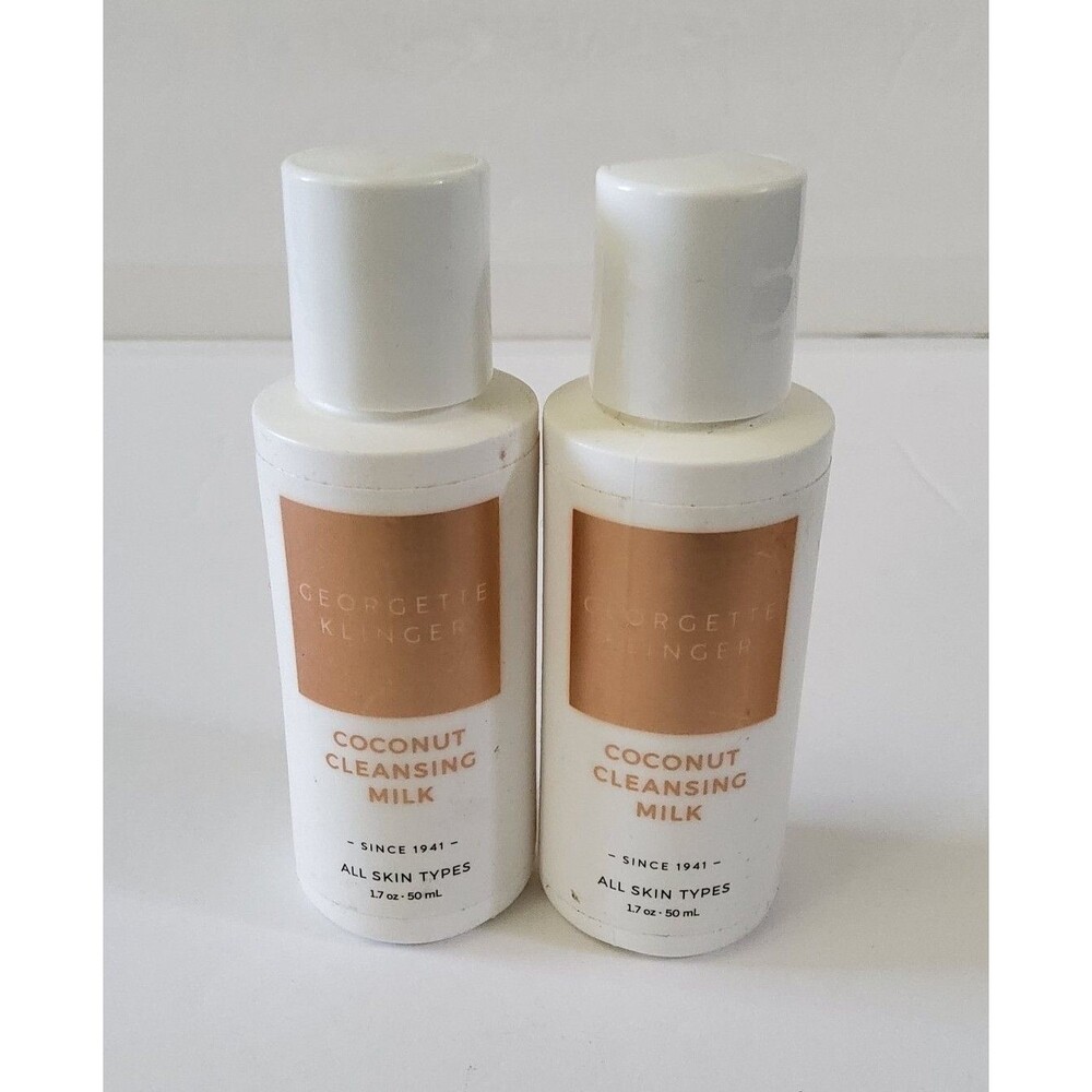 Lot Of 4- Georgette Klinger Coconut Cleansing Milk 1.7oz /50ml Travel Sz, Sealed